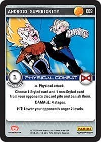 Android Superiority - Panini: Evolution - Dragon Ball Z TCG card