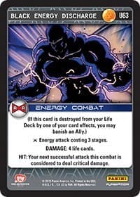 Black Energy Discharge - Panini: Evolution - Dragon Ball Z TCG card