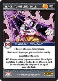 Black Tunneling Ball - Panini: Evolution - Dragon Ball Z TCG card