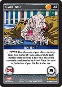 Black Wilt - Panini: Evolution - Dragon Ball Z TCG card