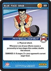 Blue Face Grab - Panini: Evolution - Dragon Ball Z TCG card