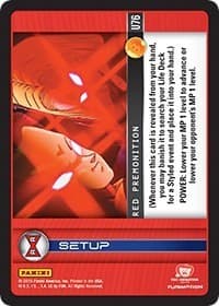 Red Premonition - Panini: Evolution - Dragon Ball Z TCG card