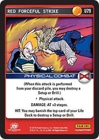 Red Forceful Strike - Panini: Evolution - Dragon Ball Z TCG card