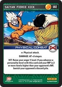 Saiyan Fierce Kick - Panini: Evolution - Dragon Ball Z TCG card