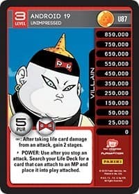 Android 19 - Unimpressed - Panini: Evolution - Dragon Ball Z TCG card