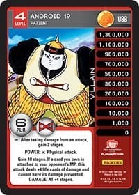 Android 19 - Patient - Panini: Evolution - Dragon Ball Z TCG card