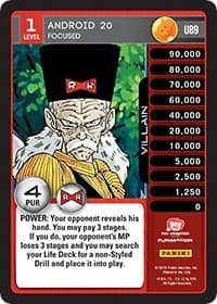 Android 20 - Focused - Panini: Evolution - Dragon Ball Z TCG card