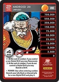 Android 20 - Unfazed - Panini: Evolution - Dragon Ball Z TCG card