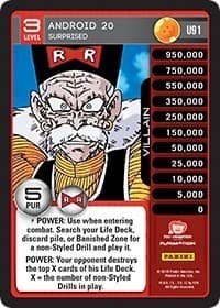 Android 20 - Surprised - Panini: Evolution - Dragon Ball Z TCG card