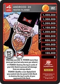 Android 20 - Master Planner - Panini: Evolution - Dragon Ball Z TCG card