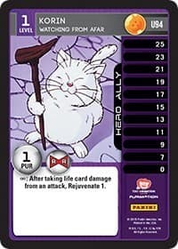 Korin - Watching From Afar - Panini: Evolution - Dragon Ball Z TCG card