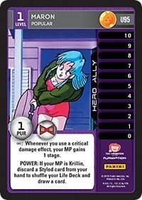 Maron - Popular - Panini: Evolution - Dragon Ball Z TCG card