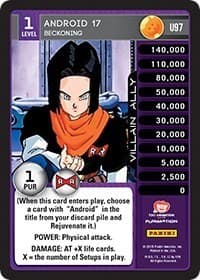 Android 17 - Beckoning - Panini: Evolution - Dragon Ball Z TCG card