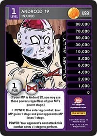 Android 19 - Injured - Panini: Evolution - Dragon Ball Z TCG card
