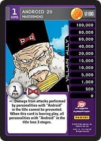 Android 20 - Mastermind - Panini: Evolution - Dragon Ball Z TCG card