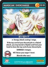 Namekian Overcharge - Panini: Evolution - Dragon Ball Z TCG card