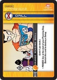Orange Reading Drill - Panini: Evolution - Dragon Ball Z TCG card