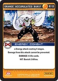 Orange Accumulated Burst - Panini: Evolution - Dragon Ball Z TCG card