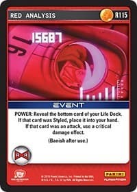 Red Analysis - Panini: Evolution - Dragon Ball Z TCG card