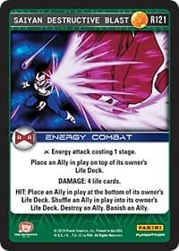 Saiyan Destructive Blast - Panini: Evolution - Dragon Ball Z TCG card