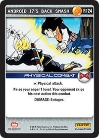 Android 17's Back Smash - Panini: Evolution - Dragon Ball Z TCG card