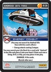 Android 18's Toss - Panini: Evolution - Dragon Ball Z TCG card