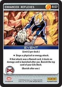 Enhanced Reflexes - Panini: Evolution - Dragon Ball Z TCG card