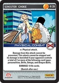 Sinister Choke - Panini: Evolution - Dragon Ball Z TCG card