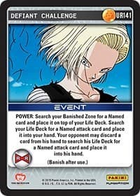 Defiant Challenge - Panini: Evolution - Dragon Ball Z TCG card