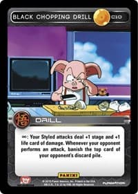 Black Chopping Drill - Panini: Movie Collection - Dragon Ball Z TCG card