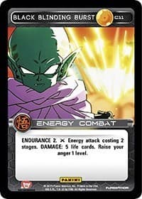Black Blinding Burst - Panini: Movie Collection - Dragon Ball Z TCG card