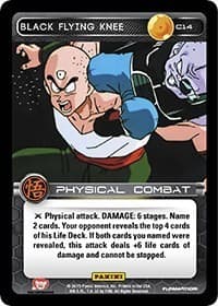 Black Flying Knee - Panini: Movie Collection - Dragon Ball Z TCG card