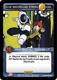 Blue Encircled Strike - Panini: Movie Collection - Dragon Ball Z TCG card