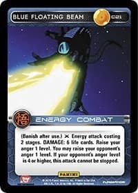 Blue Floating Beam - Panini: Movie Collection - Dragon Ball Z TCG card