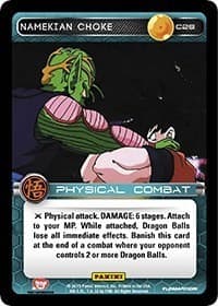 Namekian Choke - Panini: Movie Collection - Dragon Ball Z TCG card