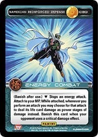 Namekian Reinforced Defense - Panini: Movie Collection - Dragon Ball Z TCG card