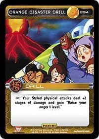 Orange Disaster Drill - Panini: Movie Collection - Dragon Ball Z TCG card