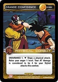 Orange Confidence - Panini: Movie Collection - Dragon Ball Z TCG card