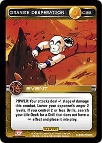 Orange Desperation - Panini: Movie Collection - Dragon Ball Z TCG card