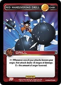Red Maneuvering Drill - Panini: Movie Collection - Dragon Ball Z TCG card