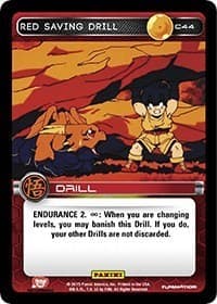 Red Saving Drill - Panini: Movie Collection - Dragon Ball Z TCG card