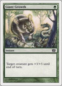 Giant Growth - 8th Edition - Magic: The Gathering card