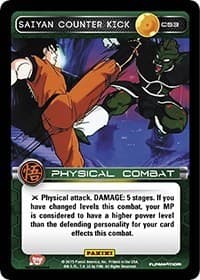 Saiyan Counter Kick - Panini: Movie Collection - Dragon Ball Z TCG card