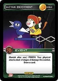 Saiyan Enjoyment - Panini: Movie Collection - Dragon Ball Z TCG card