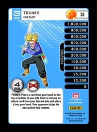 Trunks - Defiant (Rainbow Parallel Foil) - Panini: Evolution - Dragon Ball Z TCG card