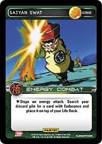 Saiyan Swat - Panini: Movie Collection - Dragon Ball Z TCG card