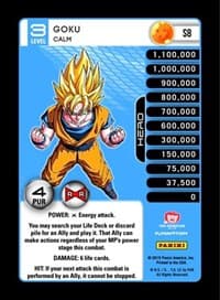 Goku - Calm (High Tech Foil) - Panini: Evolution - Dragon Ball Z TCG card