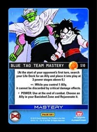 Blue Tag Team Mastery (High Tech Foil) - Panini: Evolution - Dragon Ball Z TCG card