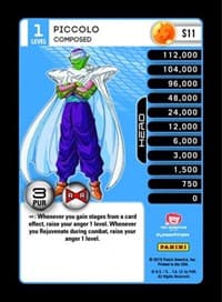 Piccolo - Composed (Rainbow Parallel Foil) - Panini: Evolution - Dragon Ball Z TCG card