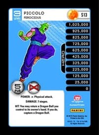 Piccolo - Ferocious (Rainbow Parallel Foil) - Panini: Evolution - Dragon Ball Z TCG card